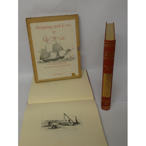 97 - A facsimile edition of 'Shipping & Craft' by Edward William Cooke, with descriptive notes by Roger F... 