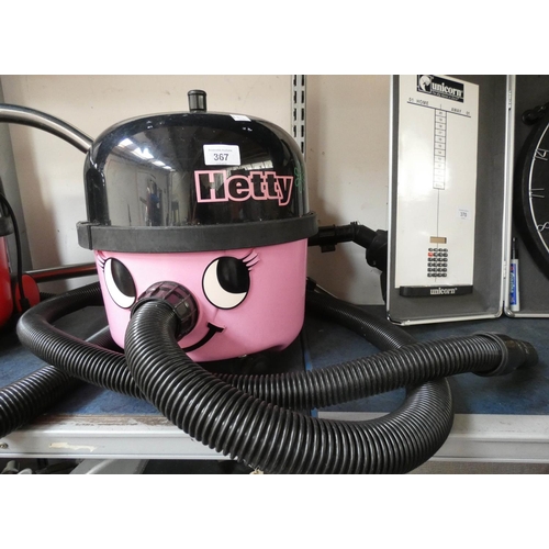 367 - A pink Hetty Henry style hoover