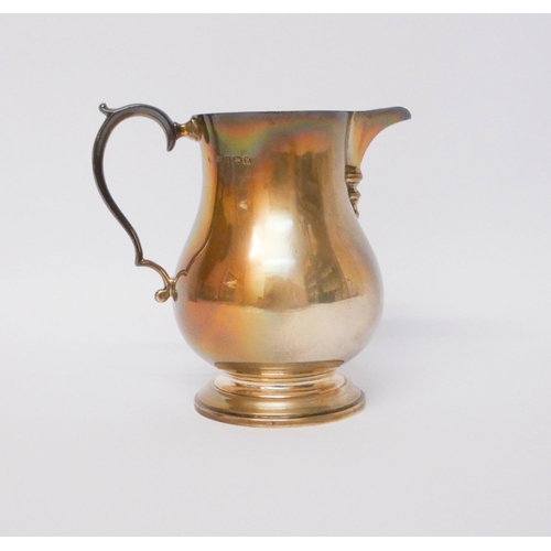 531 - A  silver cream jug, 5.5 troy ounces, Birmingham 1936