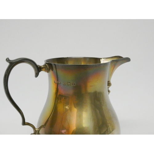 531 - A  silver cream jug, 5.5 troy ounces, Birmingham 1936