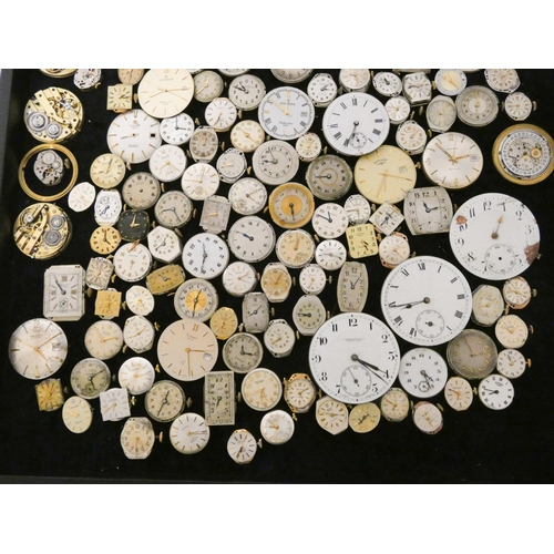 691 - Large bag of watch parts and dials