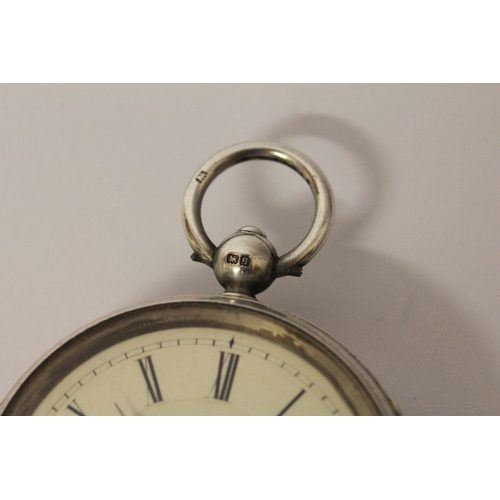 550 - Two late 19th century silver cased pocket watches