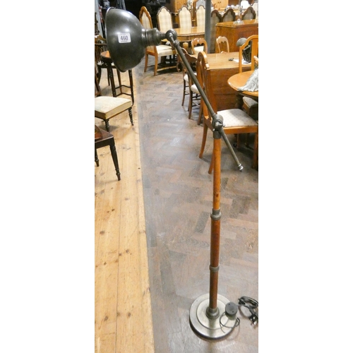 460 - A tall angle poise lamp standard