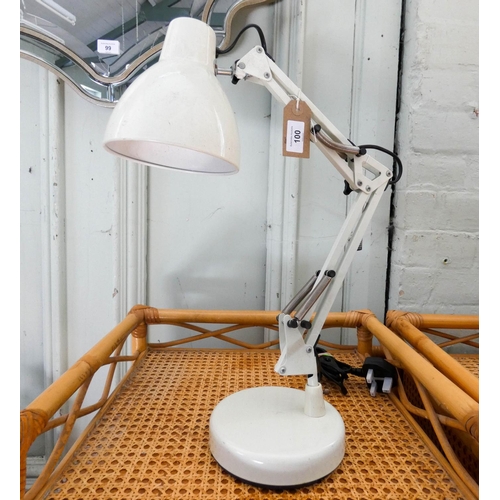 100 - An angle poise desk lamp