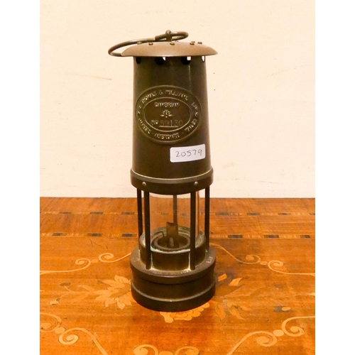 179 - Thomas & Williams Cambrian miners safety lamp