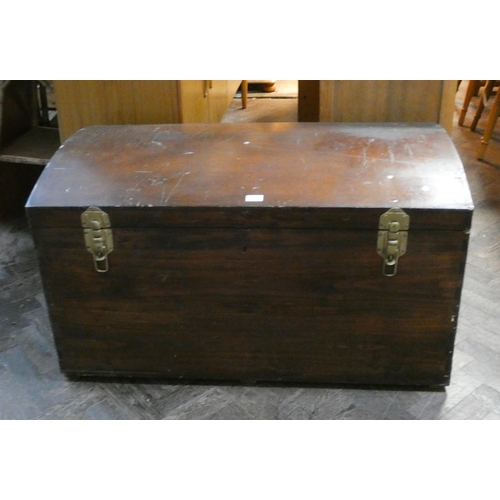 140 - A Victorian domed topped storage chest, 41