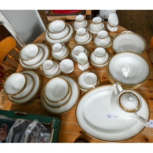 66 - Approximately 70 pieces of Royal Albert and Paragon 'Athena' pattern bone china dinner, tea ware etc