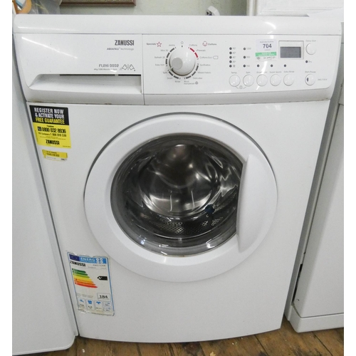 704 - A Zanussi Aqua4 Technology washing machine