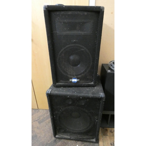 791 - Two very large speakers