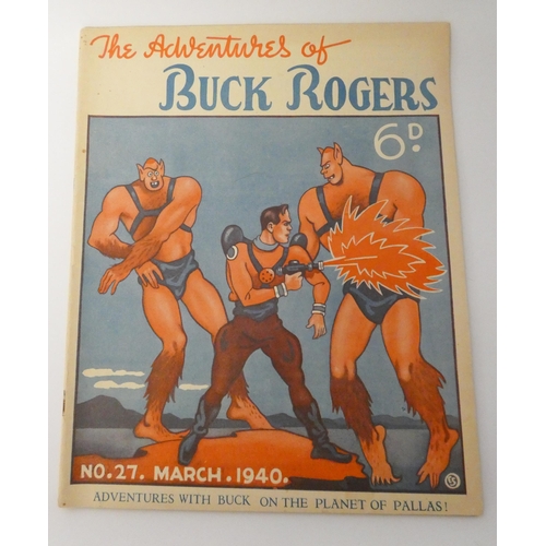 412 - Vintage Comic Book - The Adventures of Buck Rogers No 27 - March 1940