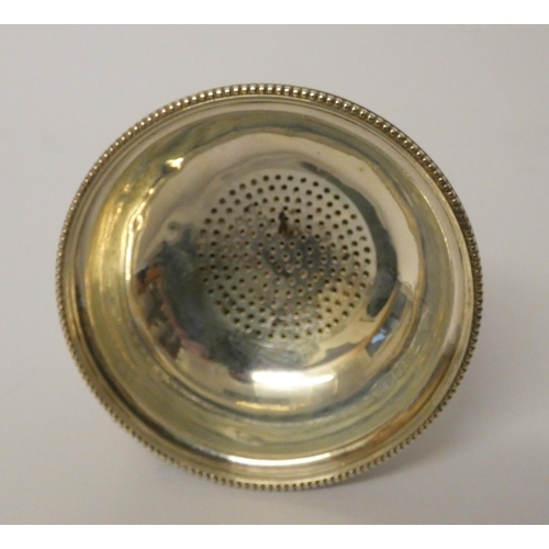 440 - A Georgian silver wine funnel, hallmarks for London 1778