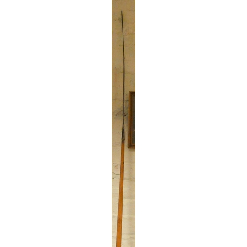 320 - A long throwing spear and two iron spear
 heads