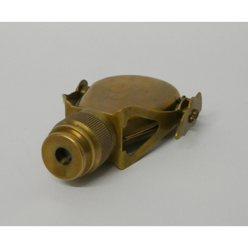 206 - Brass folding monocular