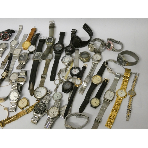 232 - Large quantity of ladies and gents wristwatches