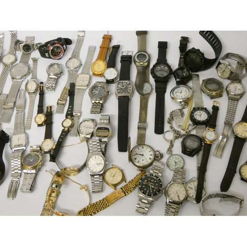 232 - Large quantity of ladies and gents wristwatches