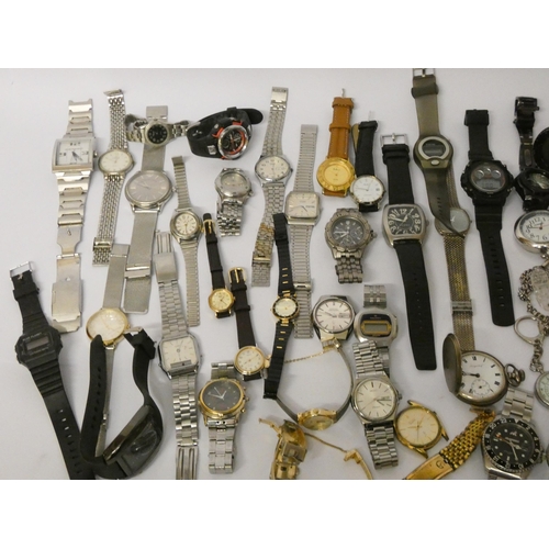 232 - Large quantity of ladies and gents wristwatches