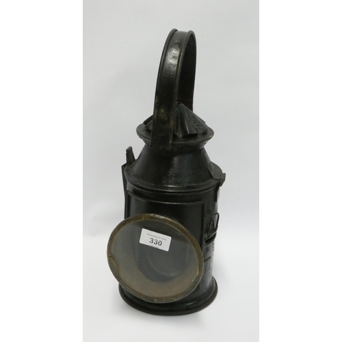 279 - A reproduction railway lamp