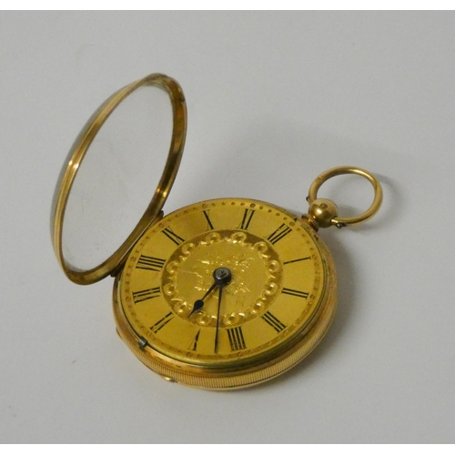 370 - 18ct gold pocket watch, Sheffield 1905, 56.5gms