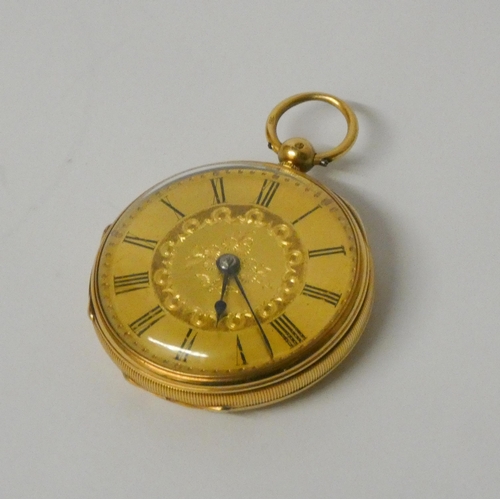 370 - 18ct gold pocket watch, Sheffield 1905, 56.5gms