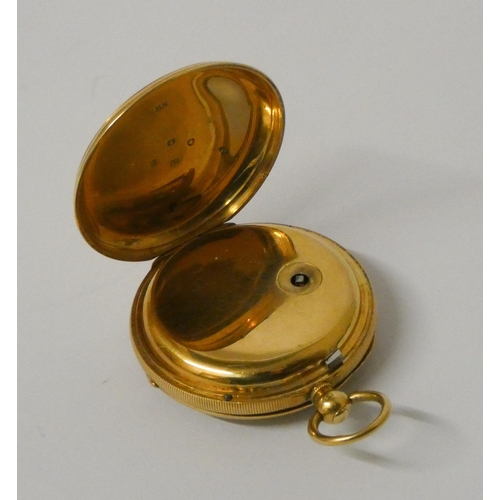 370 - 18ct gold pocket watch, Sheffield 1905, 56.5gms