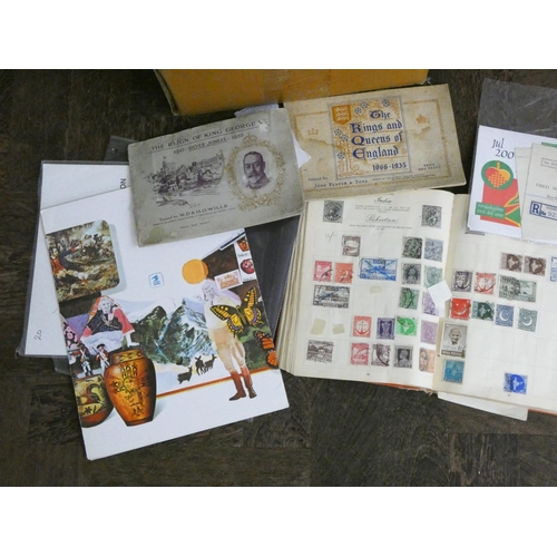 178 - A collection of stamps and First Day Covers etc