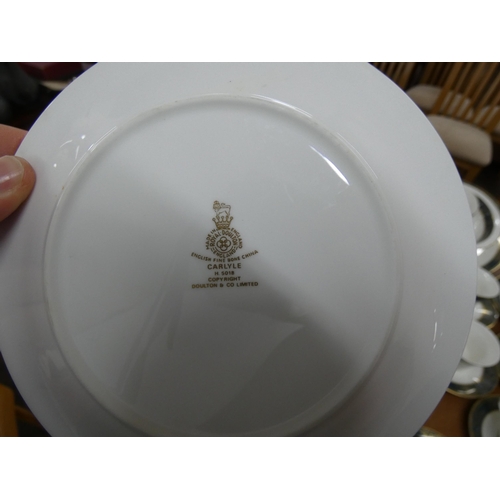 180 - Royal Doulton Carlyle pattern dinner, tea and coffee service, over 100 pieces