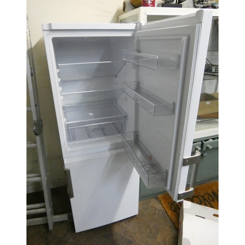 368 - A Blomberg half and half fridge freezer