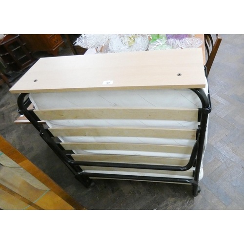 160 - Single foldaway guest bed with mattress