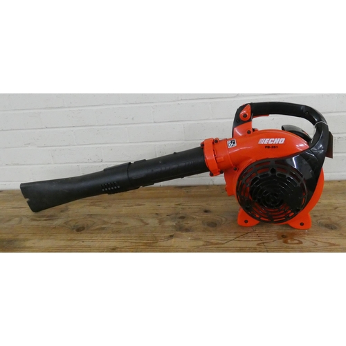 267 - Echo petrol engine leaf blower