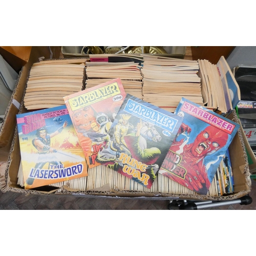 270 - Over 200 Starblazer A5 size comics