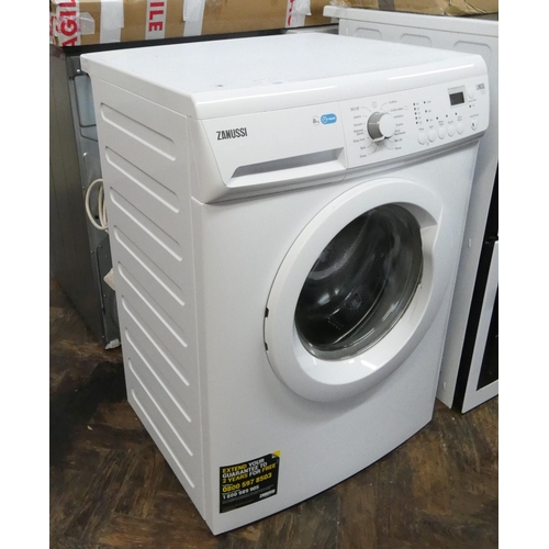 348 - Zanussi 8kg workload washing machine