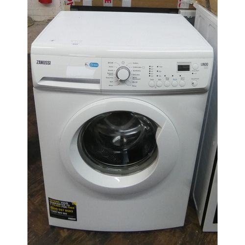 348 - Zanussi 8kg workload washing machine