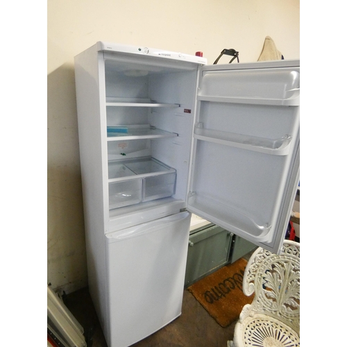 350 - Hotpoint half and half fridge freezer