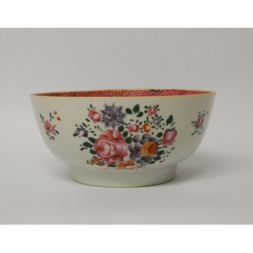 283 - A Chinese Famille Rose canton bowl, 17cms diameter