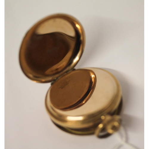 759 - Waltham gold plated full hunter pocket watch