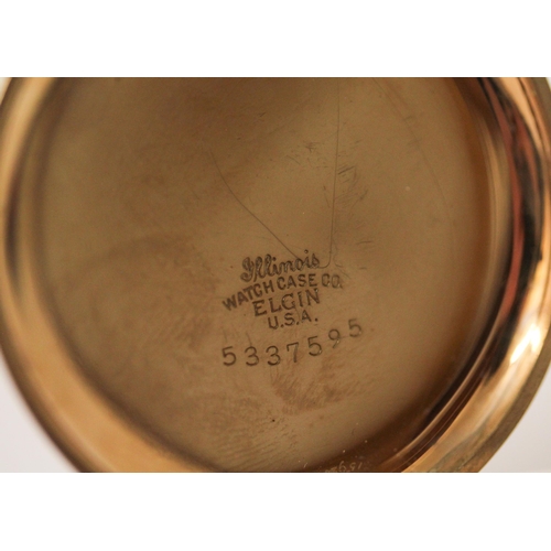 759 - Waltham gold plated full hunter pocket watch