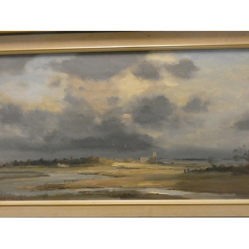 144 - Marcus Ford - Framed oil painting -  Blythborough Suffolk, image size 18