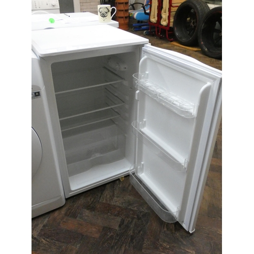 261 - A Zanussi narrow work top height fridge