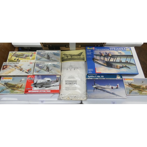 268 - Approximately 27 Air Fix and some other boxed model aircraft, mostly unopened and a quantity of othe... 