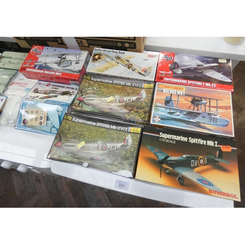 268 - Approximately 27 Air Fix and some other boxed model aircraft, mostly unopened and a quantity of othe... 