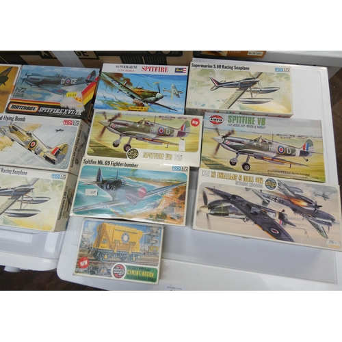 268 - Approximately 27 Air Fix and some other boxed model aircraft, mostly unopened and a quantity of othe... 