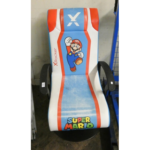 326 - A Super Mario X rocker gaming chair