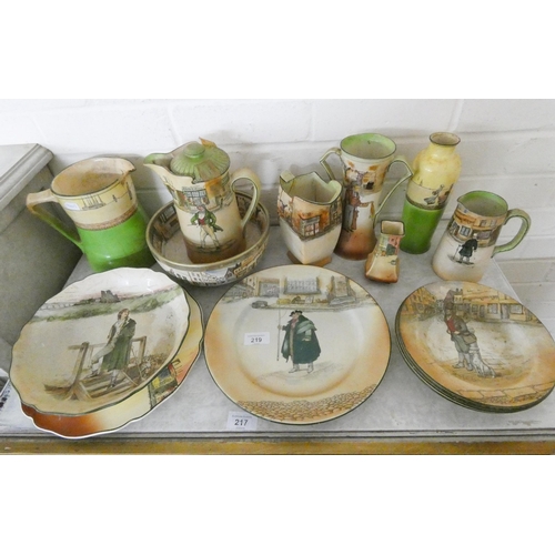 219 - A large quantity of Royal Doulton Series ware, some of it in as found condition