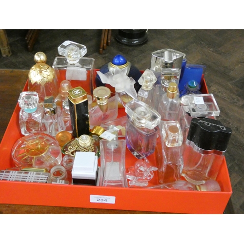 234 - A collection of assorted scent bottles