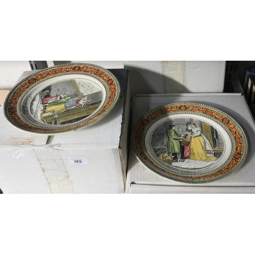 365 - A large quantity of boxed collectable plates