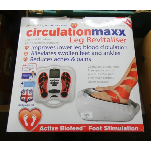 383 - A circulation Max X leg revitaliser