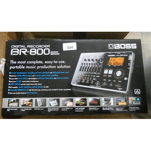 694 - A Boss BR/800 digital recorder