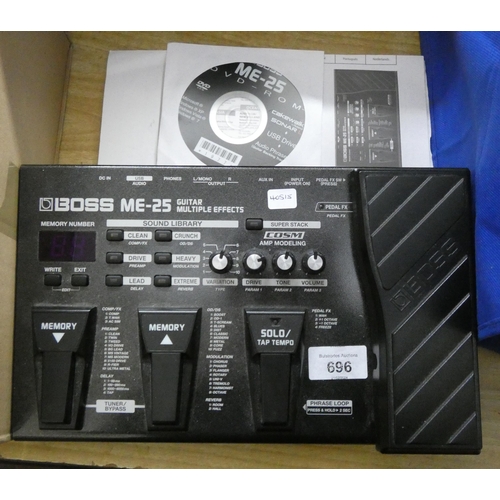 696 - A Boss ME/25 guitar multiple effects machine