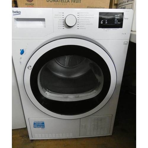 720 - A Beko 8kg workload condenser dryer