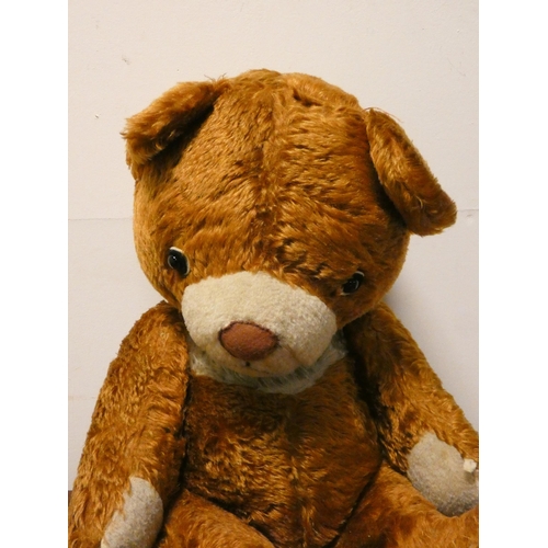 140 - A vintage teddy bear with growler mechanism